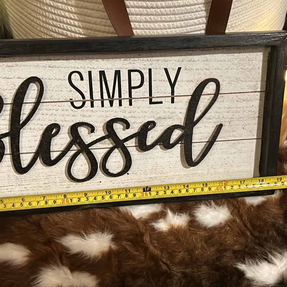🖤Simply Blessed Wall Sign🖤 - Picture 3 of 6